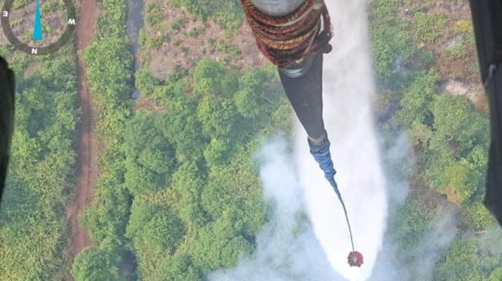 1,3 Juta Liter Air Dikerahkan dari Udara untuk Padamkan Karhutla di Kalimantan Selatan